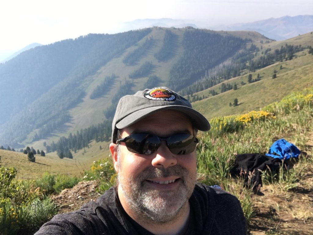 Mountain selfie.